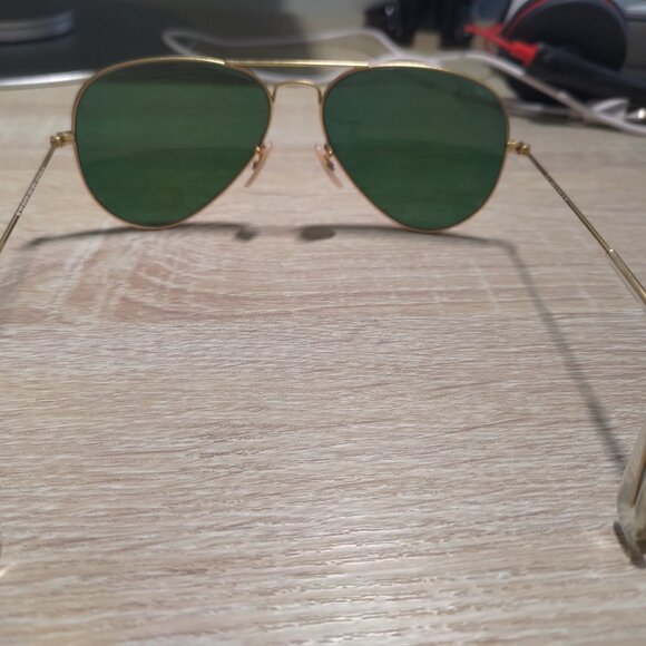 Ray-Ban Aviator Flash Sunglasses - Violet lense / Gold Frame